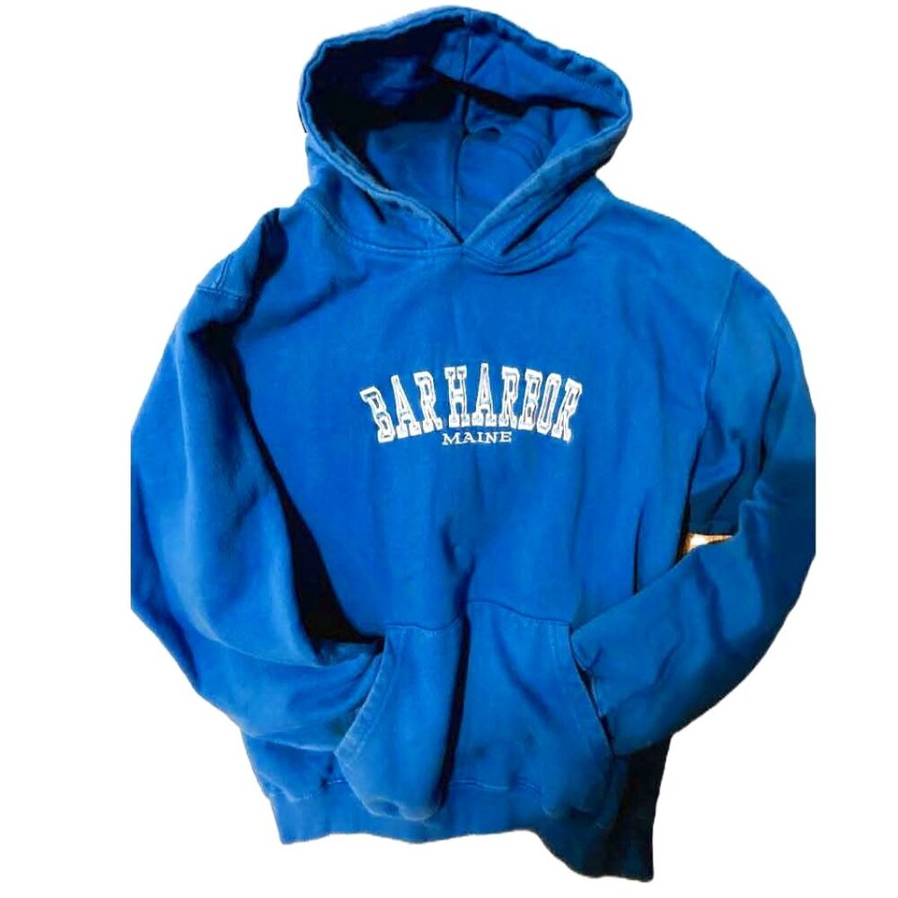 TEAL BARHARBOR, ME. HEAVY WEIGHT HOODIE – YOUTH XL